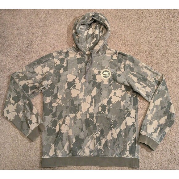 Nike NYC New York City Camo Pullover Hoodie Sweatshirt BV3321-021 Men's M - Picture 1 of 7